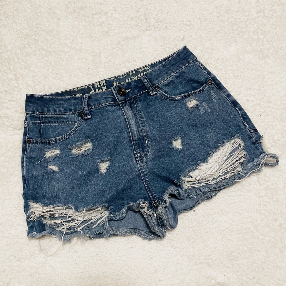 Rewash Mid-Rise Jean Shorts